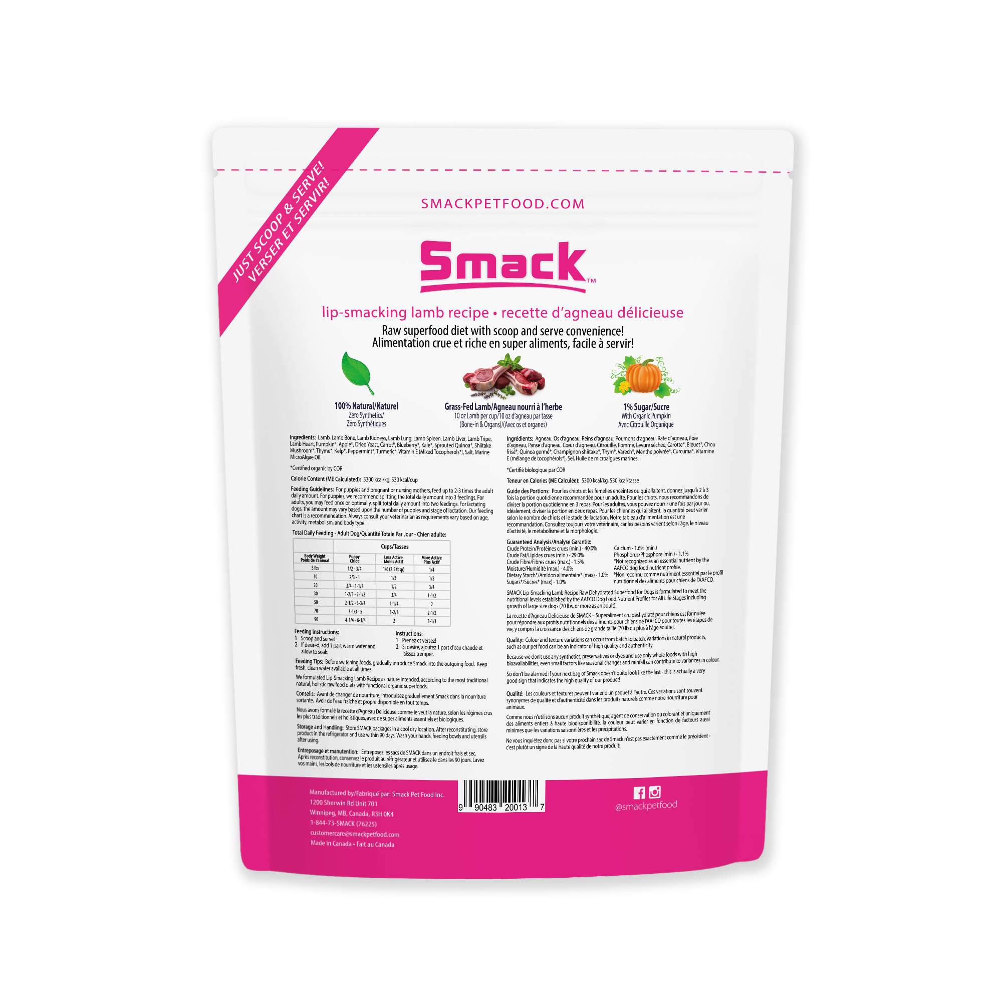 Smack Lip Smacking Lamb Recipe Dog Food